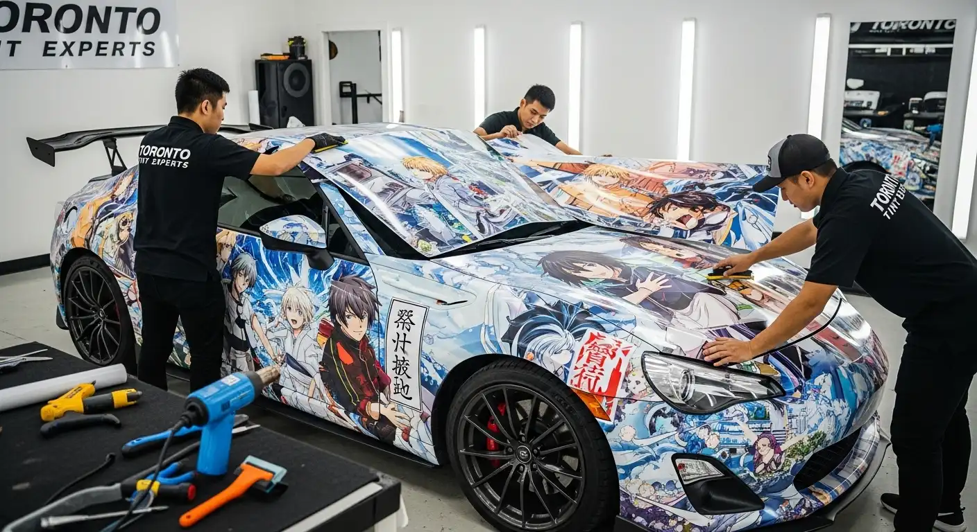 Customize Anime Car Wrap Services in Downtown Toronto