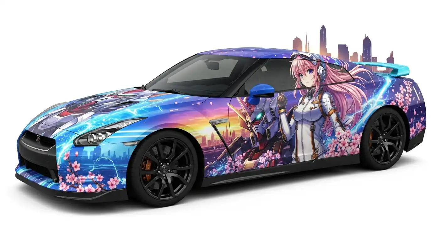 Anime Car Wrap Services in Downtown Toronto