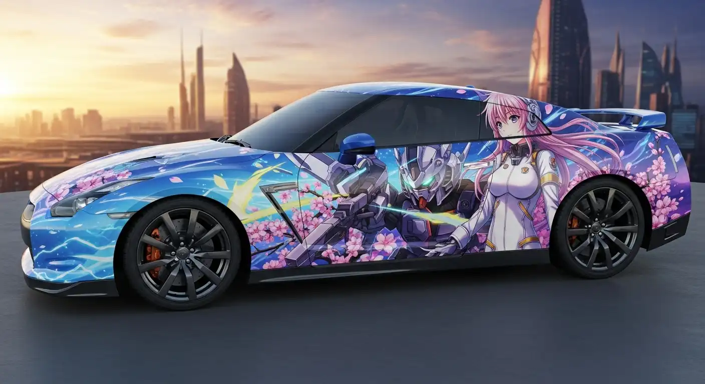 Anime Car Wrap Services in Downtown Toronto