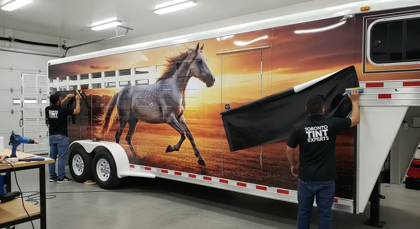 Horse Trailer Wraps Services