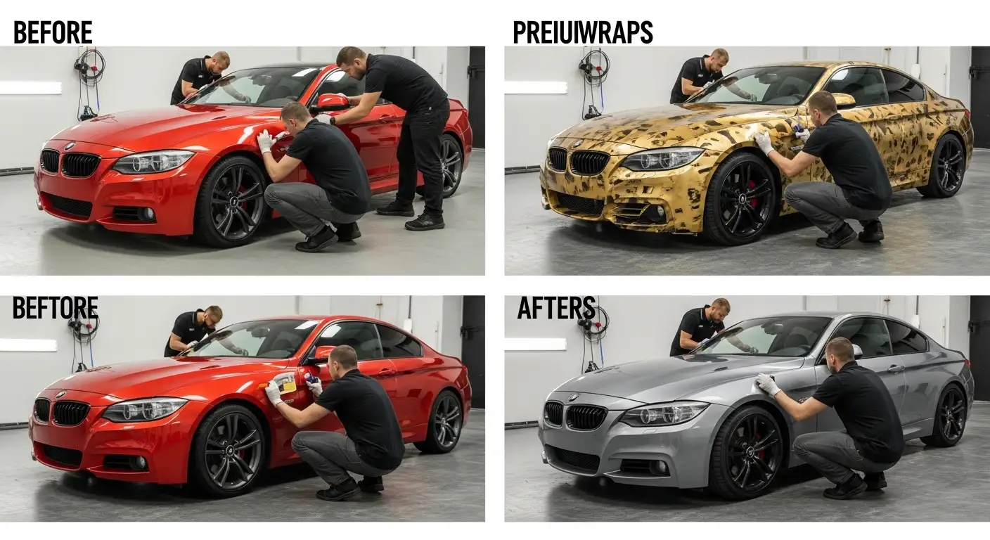 Vinyl car wraps in Downtown